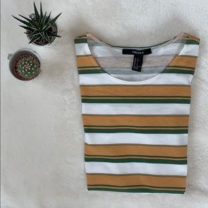 Forever 21 Stripped Bodysuit